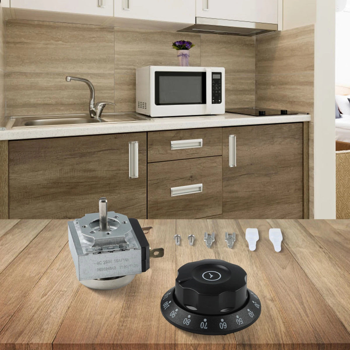 High Temperature Resistant Timer Switch for Kitchen Appliances