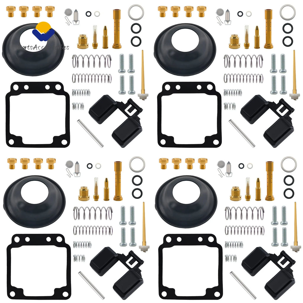 4Pcs Carburetor Rebuild Kit for Yamaha Maxim 650 XJ650 (1980–1983)