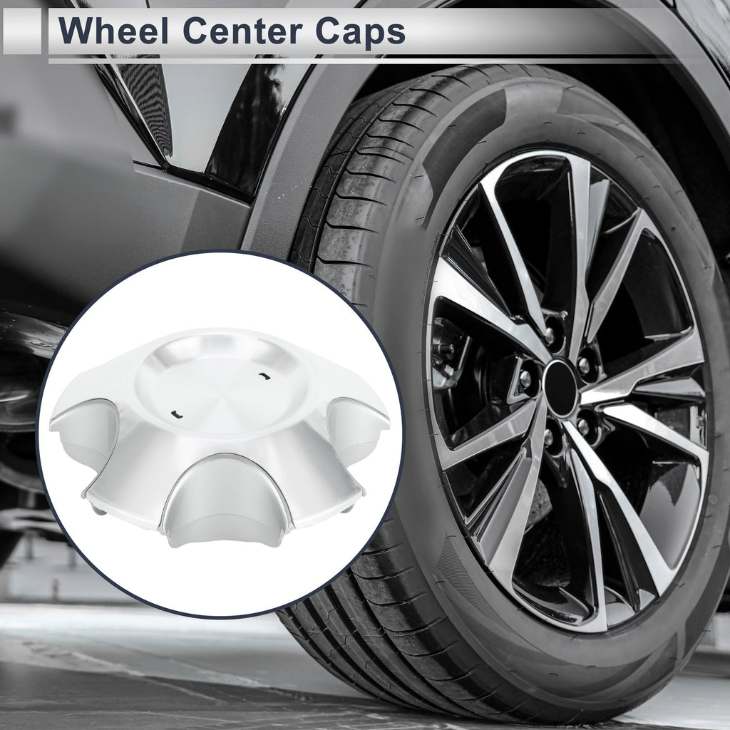 Wheel Center Caps Replacement Set for Toyota Sequoia (2008–2017) Silver