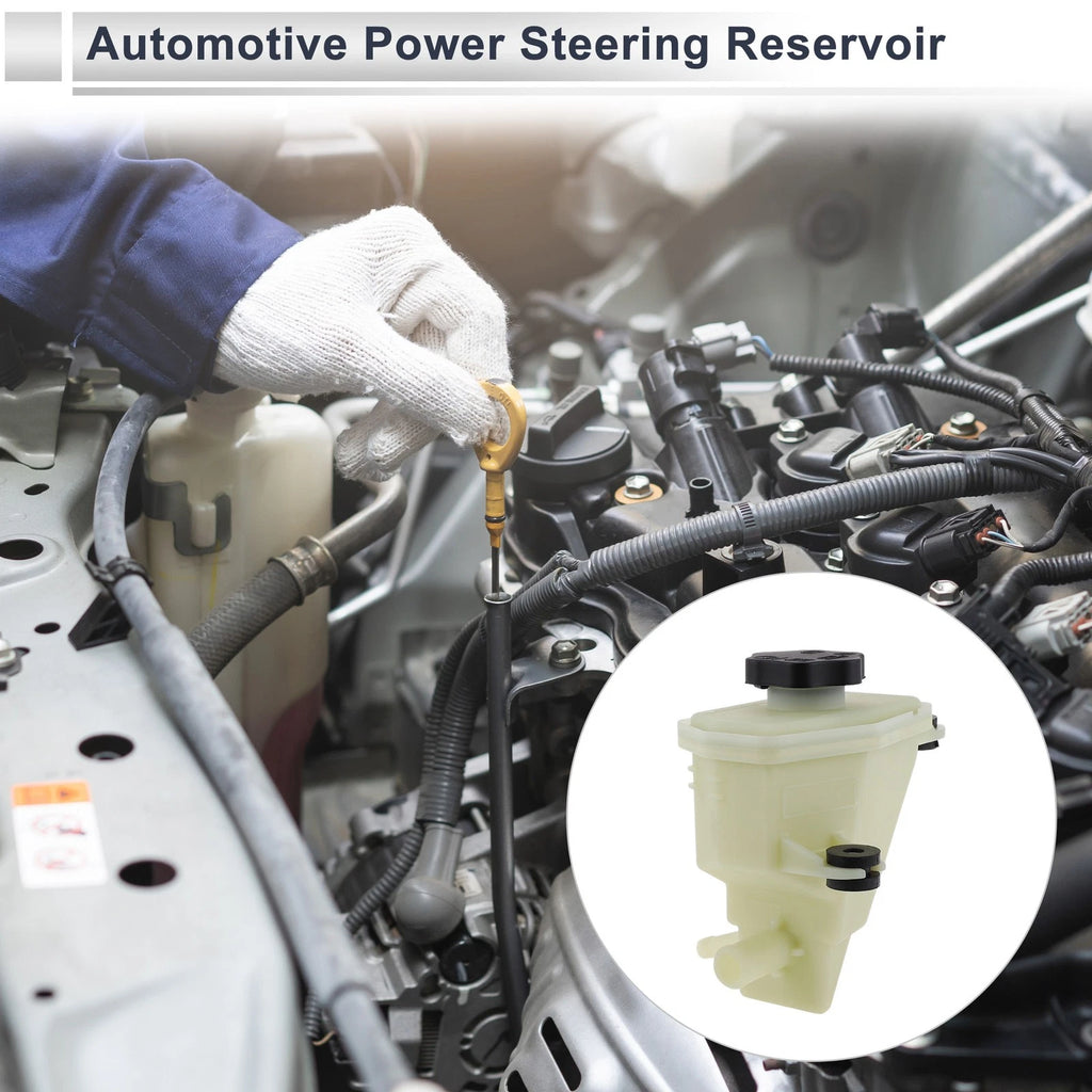Power Steering Reservoir Replacement for Ford Edge 2007–2010 Beige 1 Pc