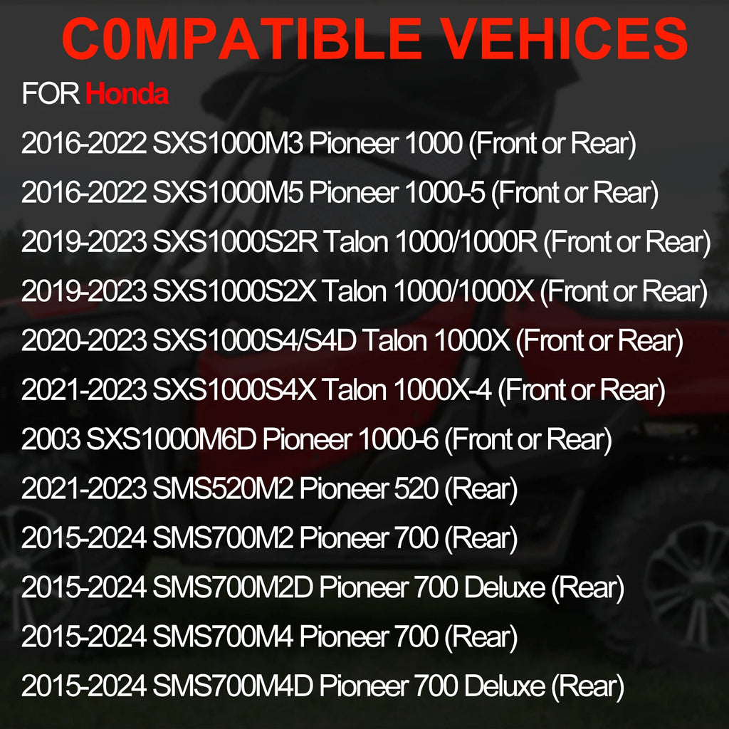 Front & Rear Wheel Bearing for Honda Talon 1000 1000R 1000X 1000X-4 (2019–2023)