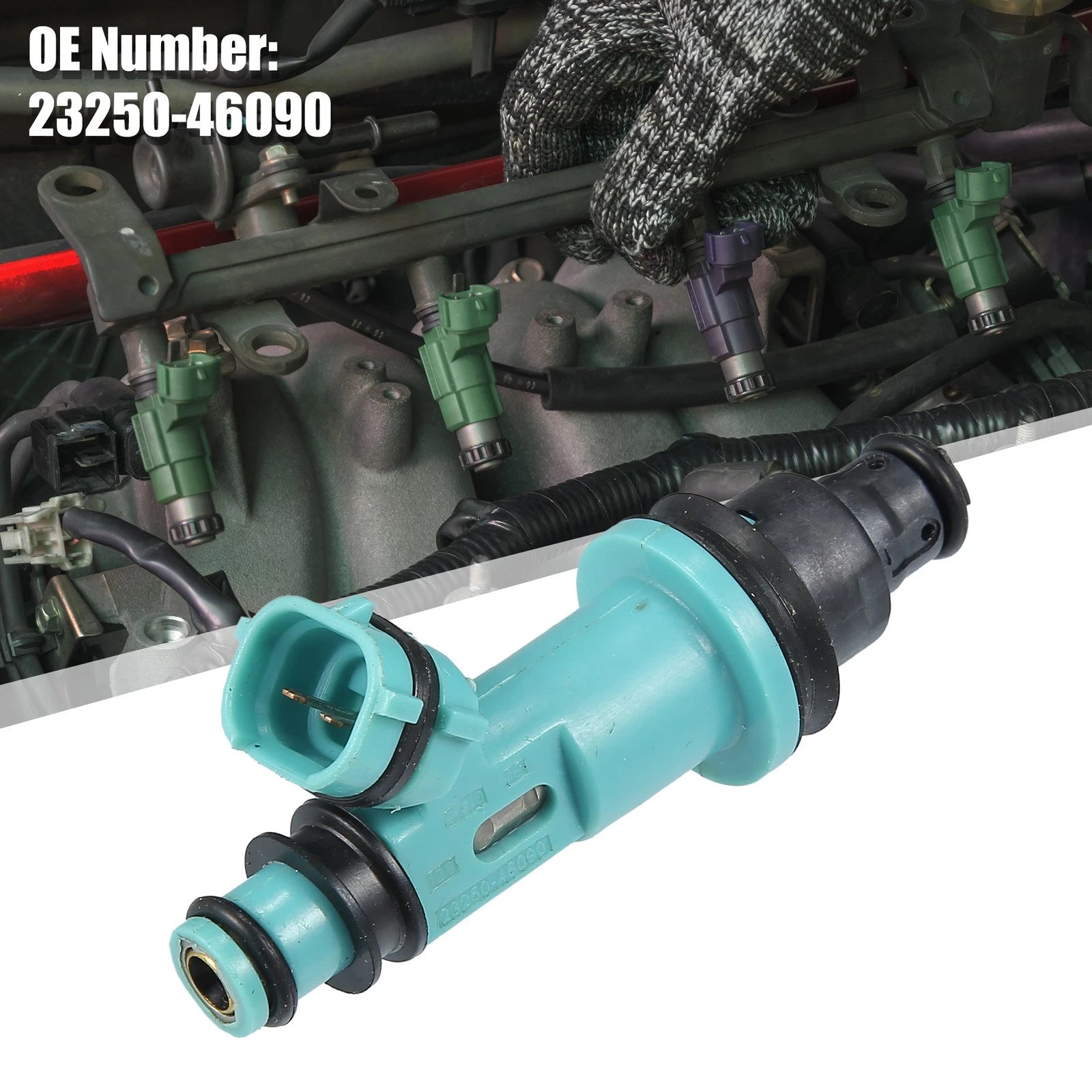 Fuel Injector Nozzle Replacement Kit 6 Pc for Lexus GS300 (1998–2005)