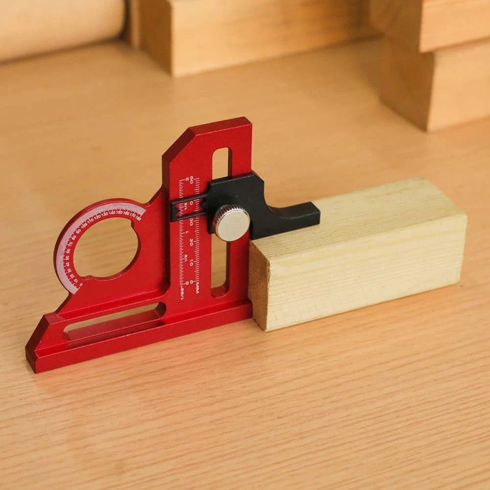 Height Gauge Ruler for Table Saw 0-60mm Aluminum Construction