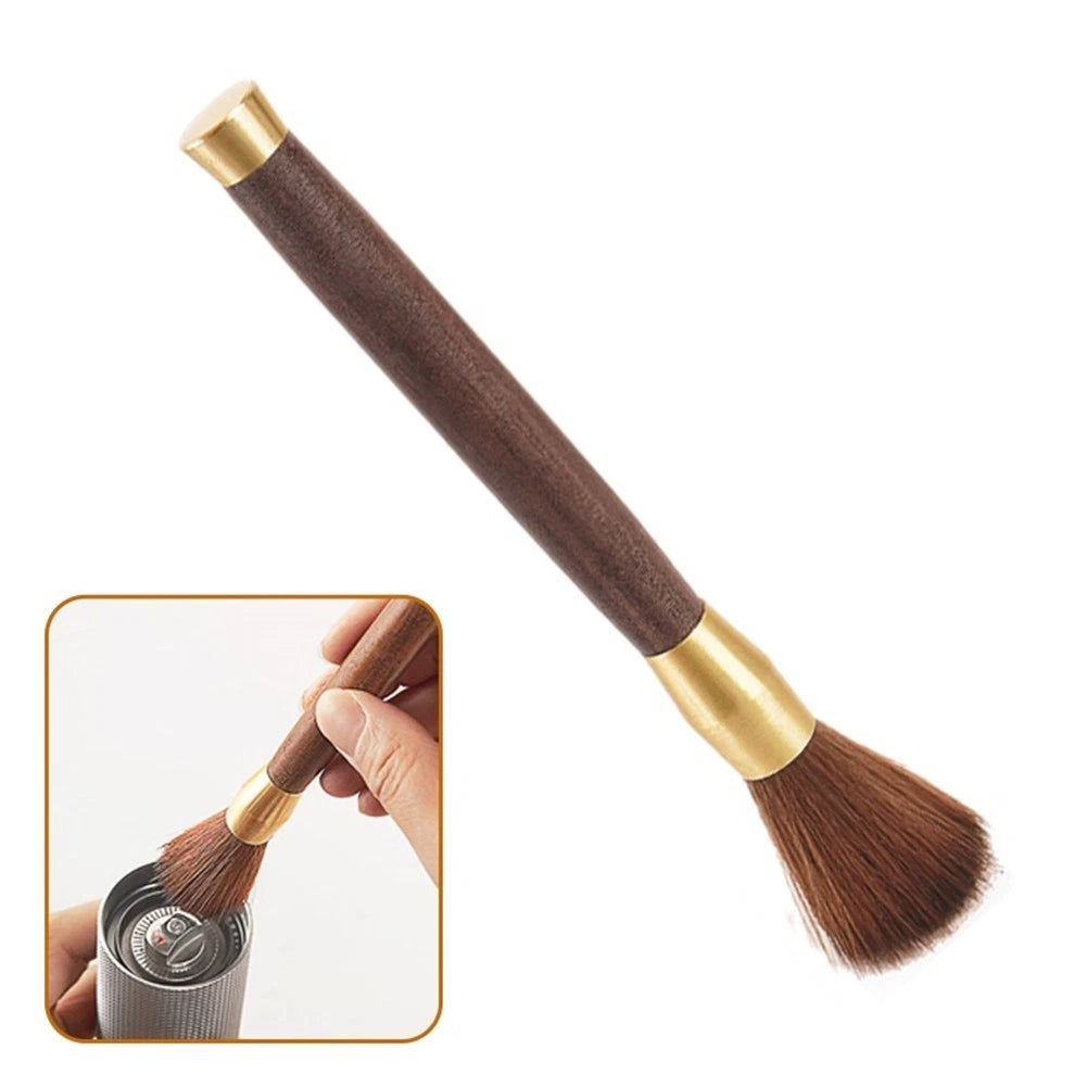 Coffee Grinder Dusting Tool for All Models (Wooden Handle, Nylon Bristles)