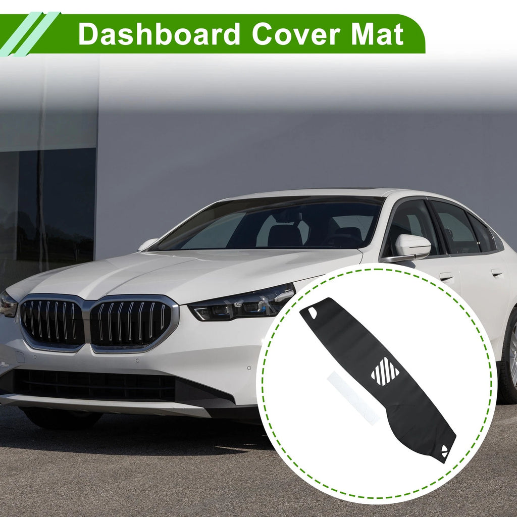 Dashboard Cover Mat for BMW 5 Series 2014-2017 Dash Carpet Black
