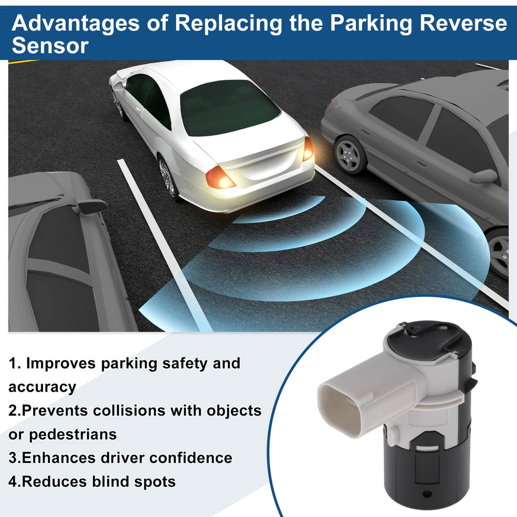 Reverse Backup Parking Sensor for BMW E39 M5 (1998–2003) 66216902181 Black