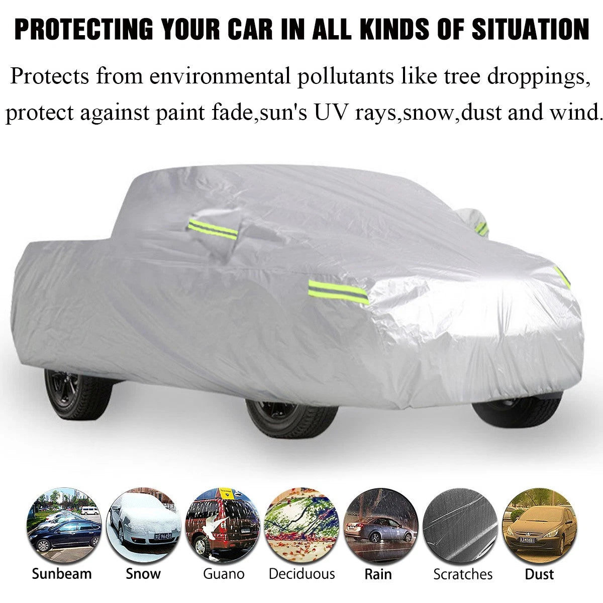 Car Cover for Ford Ranger Pickup (2019–2023) Waterproof UV Snow Dustproof