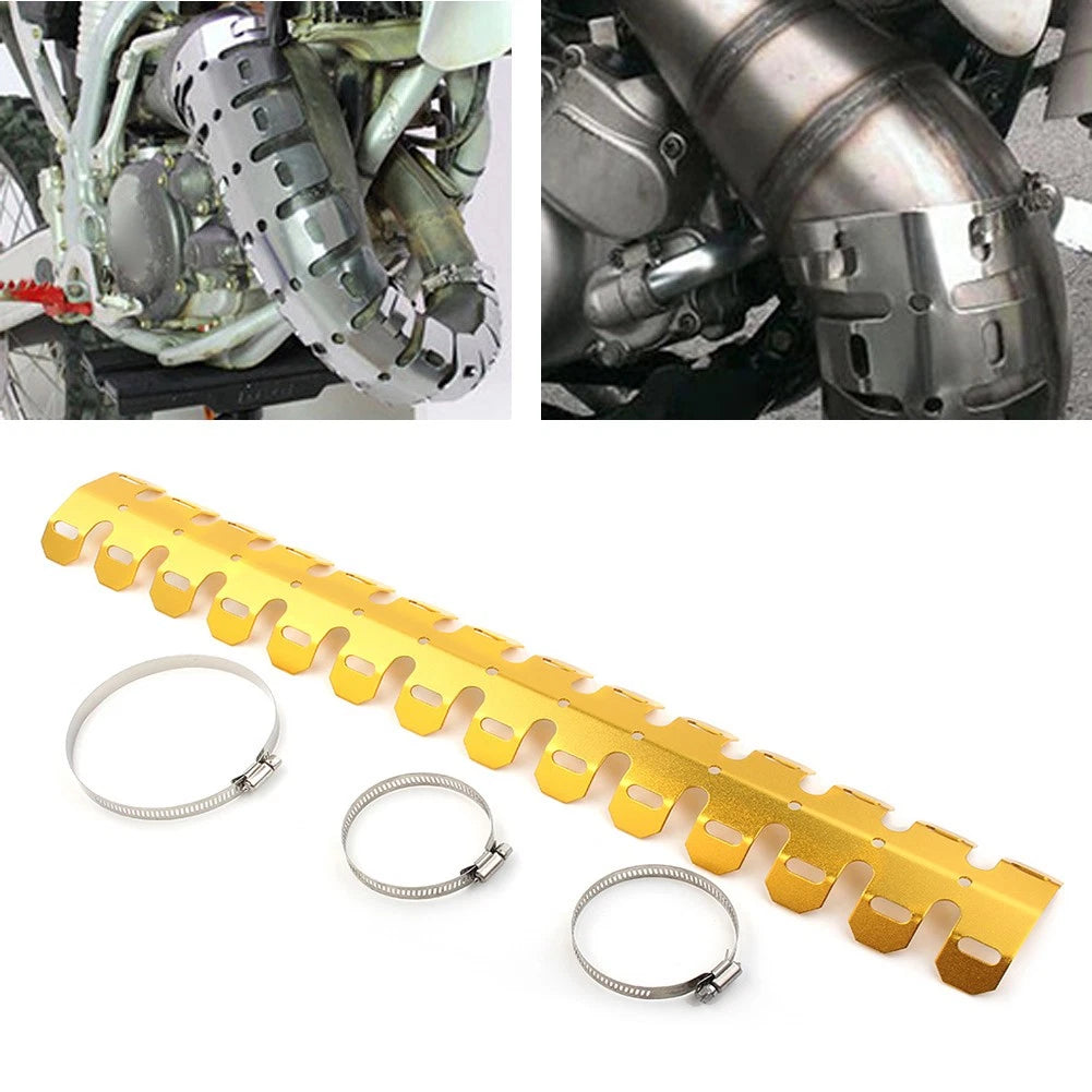 Exhaust Muffler Pipe Heat Shield Cover for Dirt Bike Universal