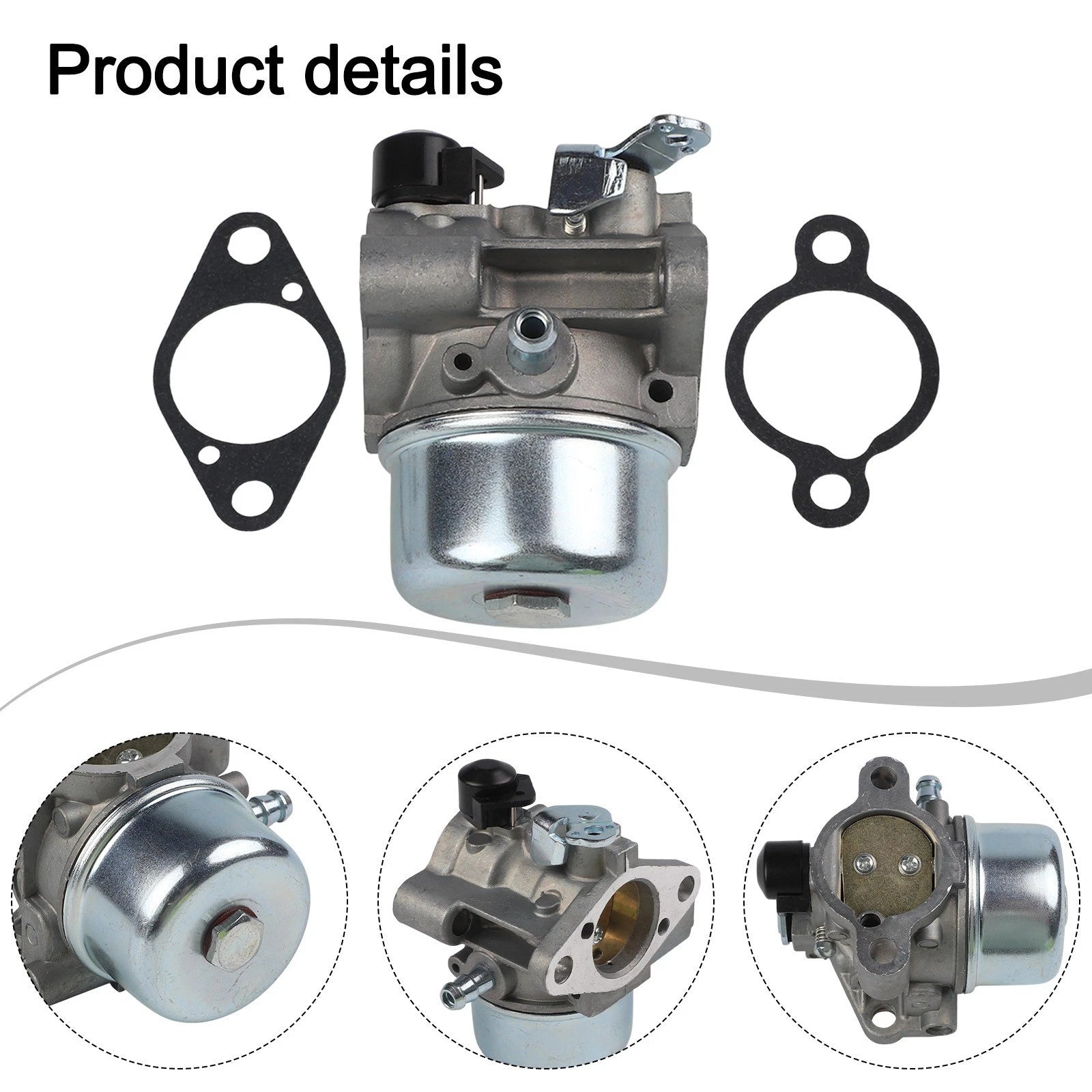 Carburetor with Gasket for Lawnmower Engine (122H02, 127702)