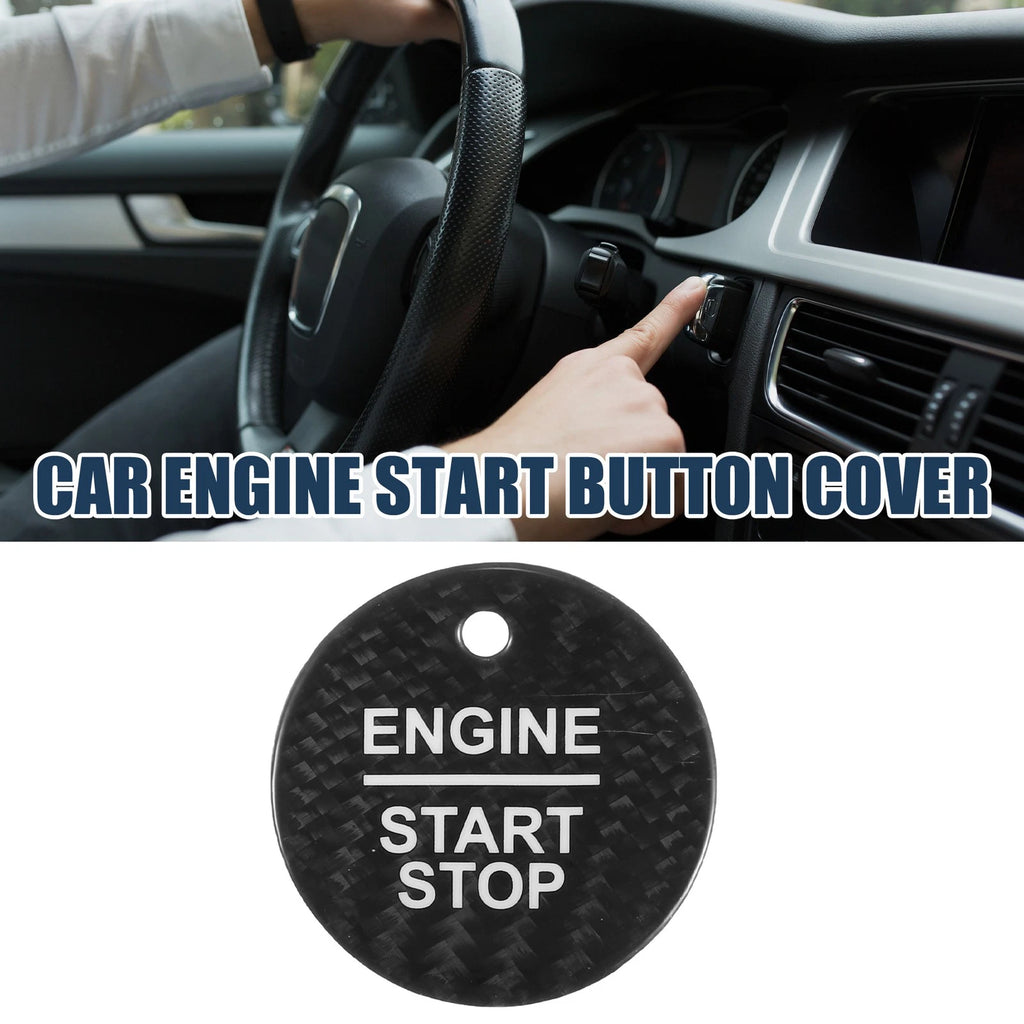 Engine Start Stop Button Cover for Ford (Black)