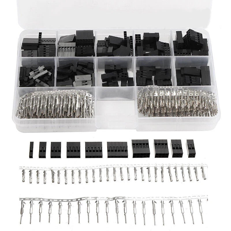 620Pcs 2.54mm Pitch Pin Plug Housing Connector Kit for Automotive Applications