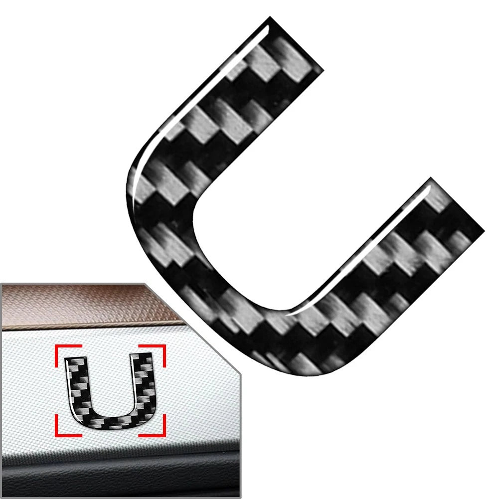 Car Badge Emblem Alphabet Letter Decals Stickers for