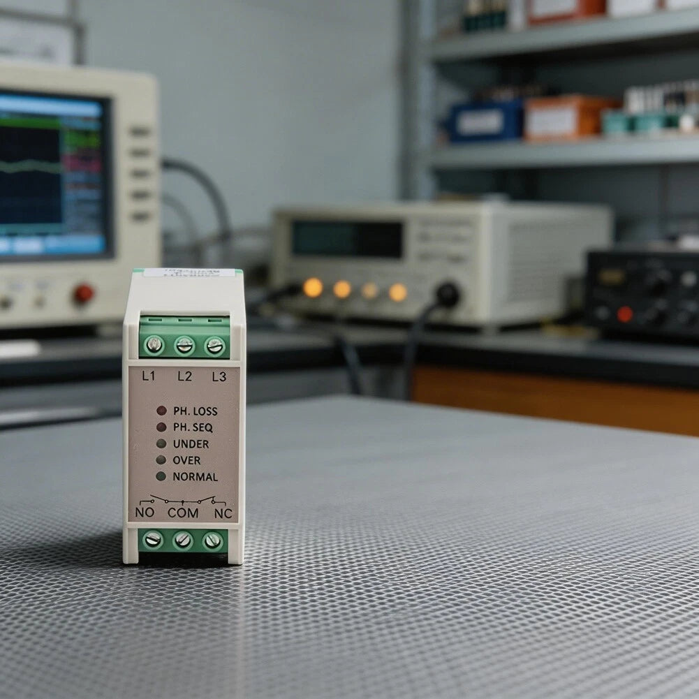 3-Phase Voltage Protector for Industrial Automation Control Panels