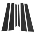 6 Pcs Door Pillar Window Trim Replacement for Lexus LS (2001–2006) Black