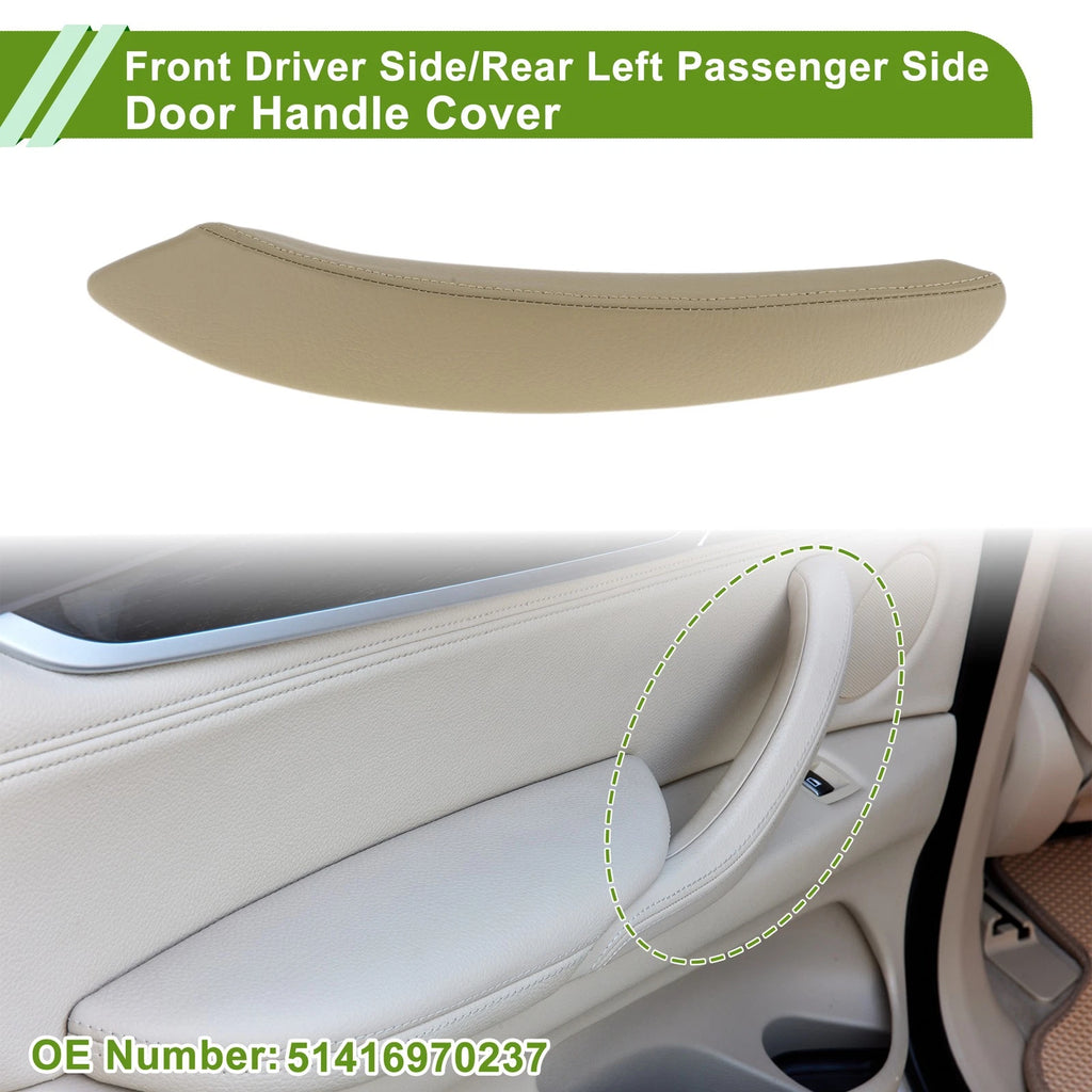Door Panel Handle Pull Trim Cover Replacement for BMW X5 (2008–2013)