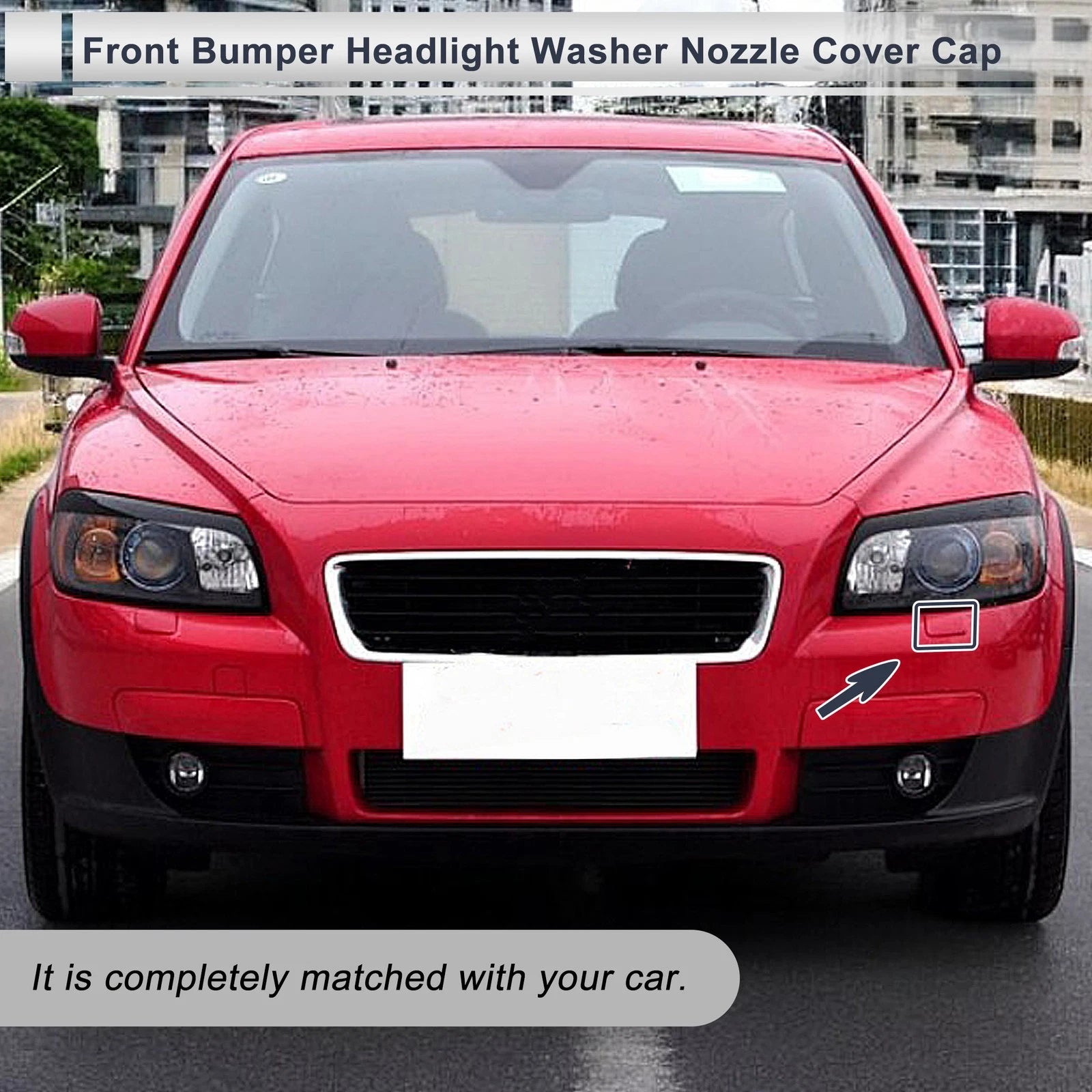 Headlight Washer Nozzle Cover Cap for Volvo C30 (2007–2011)