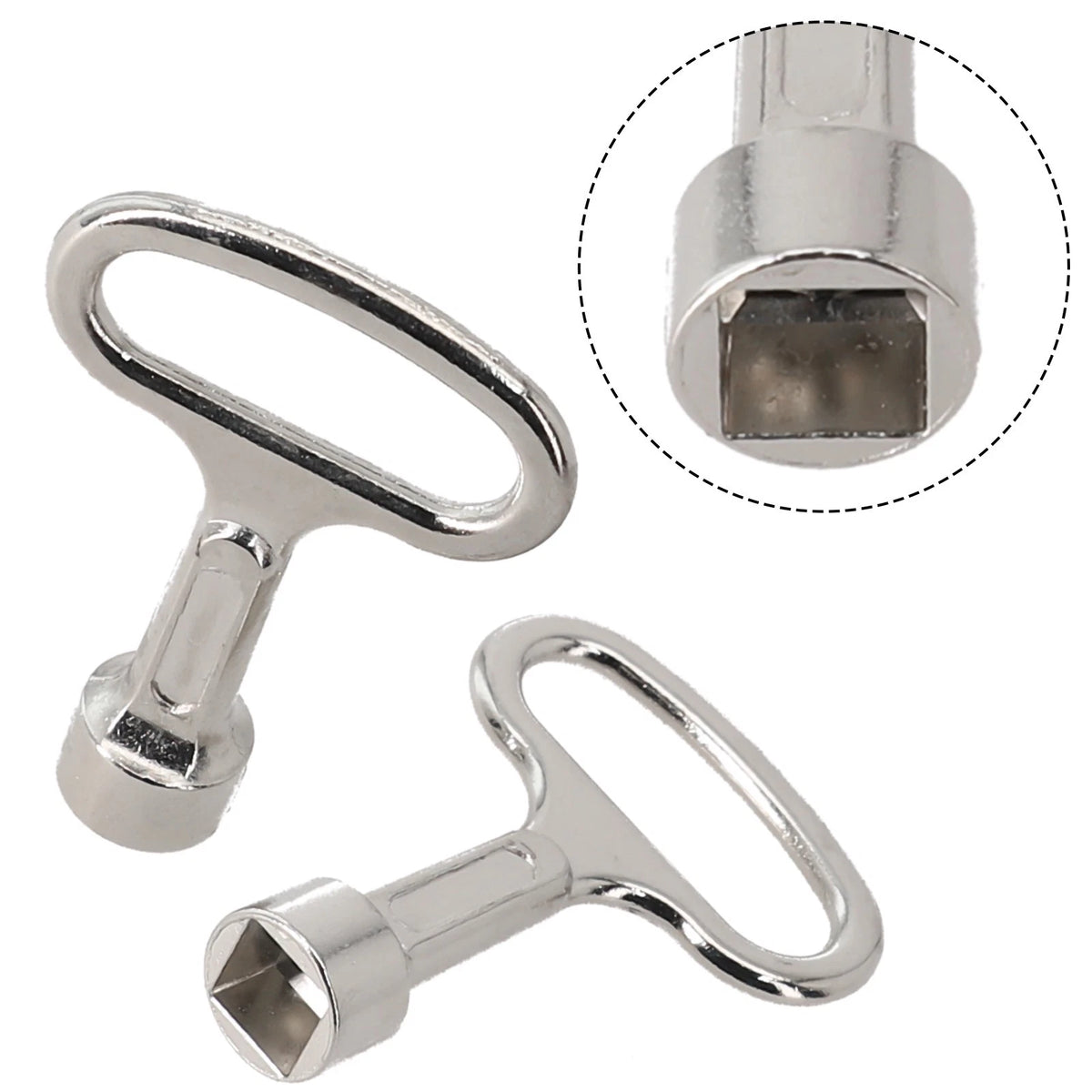 Set of 3 Square Key 8mm Vent Key for Water Taps and Heating Systems