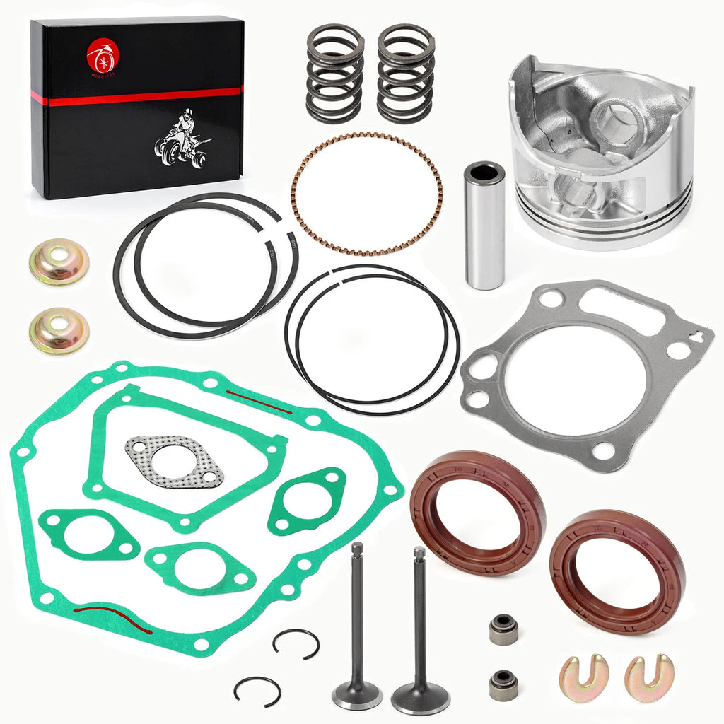 Engine Top End Rebuild Kit for Yamaha Golf Cart YDRA (STD Piston, Valve Gasket)