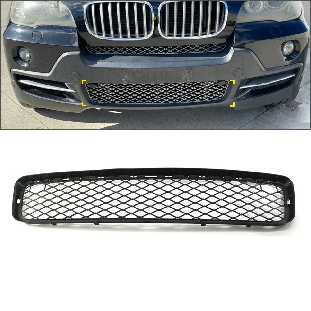 Front Bumper Lower Grille Center 51117163956 for BMW X5 (2007–2010)