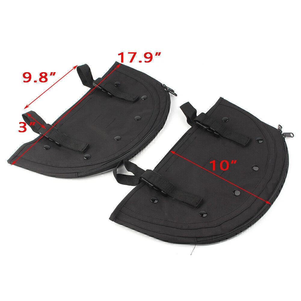 2X Lower Chaps Leg Warmers for Harley Softail FLS FLSTC FLSTF (1965–2017)