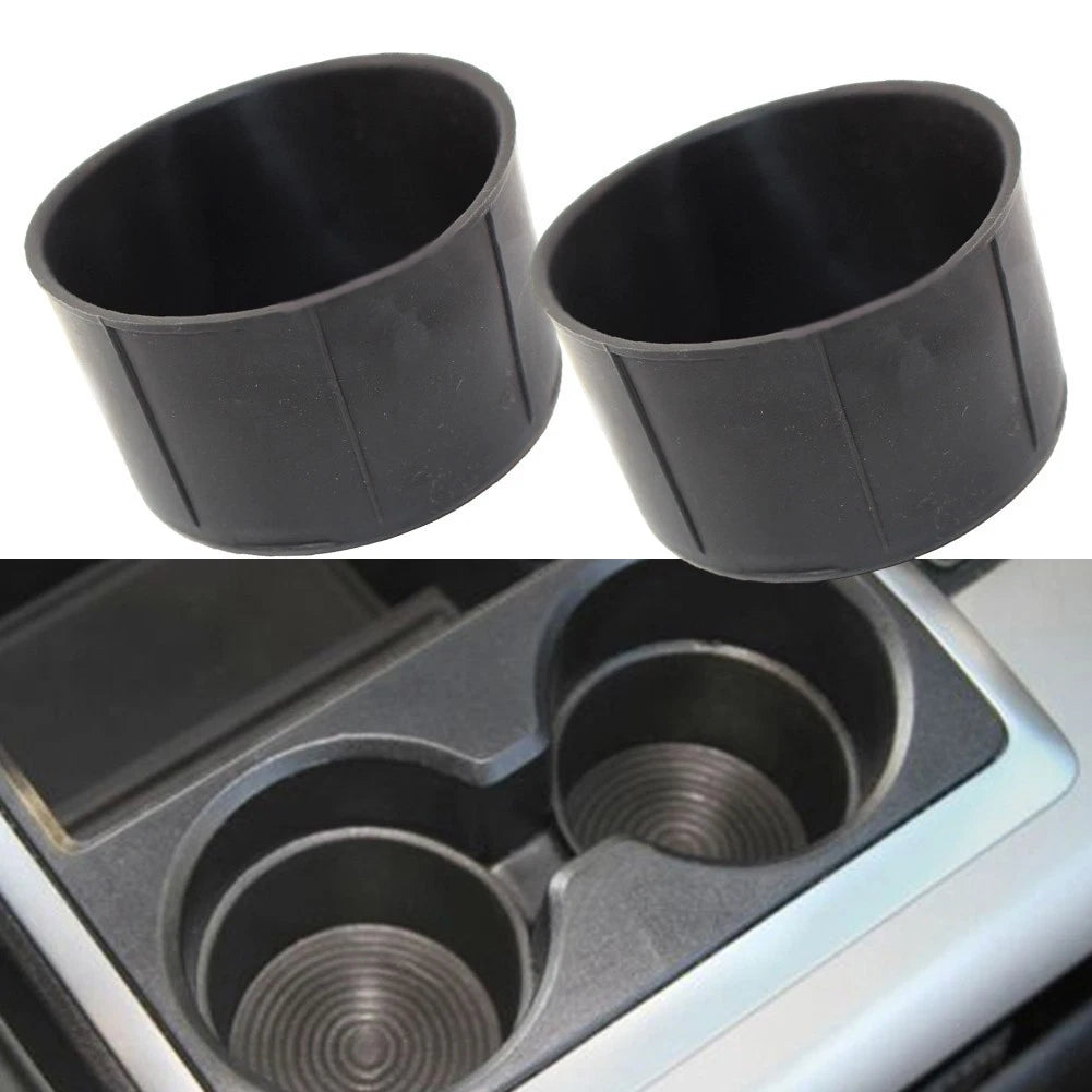 2X Rubber Cup Holder Insert for Ram 1500 2500 3500 (2009–2018)