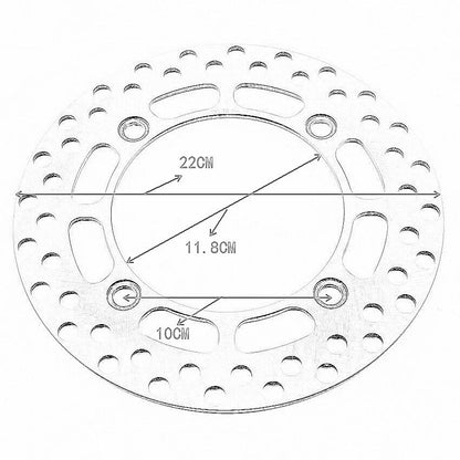 Rear Brake Disc for Suzuki DR350 TS200 TS125 DR250 (1990–1999)