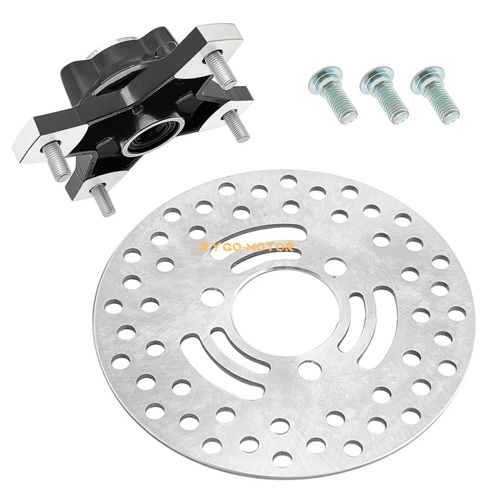 Front Wheel Hub & Brake Rotor Assy for Suzuki LT-Z250 QuadSport (2004–2009)