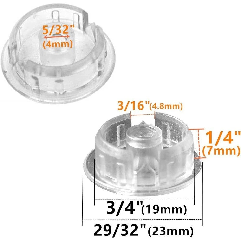 Rail End Stoppers for Automotive Applications (Dustproof, Transparent Design)
