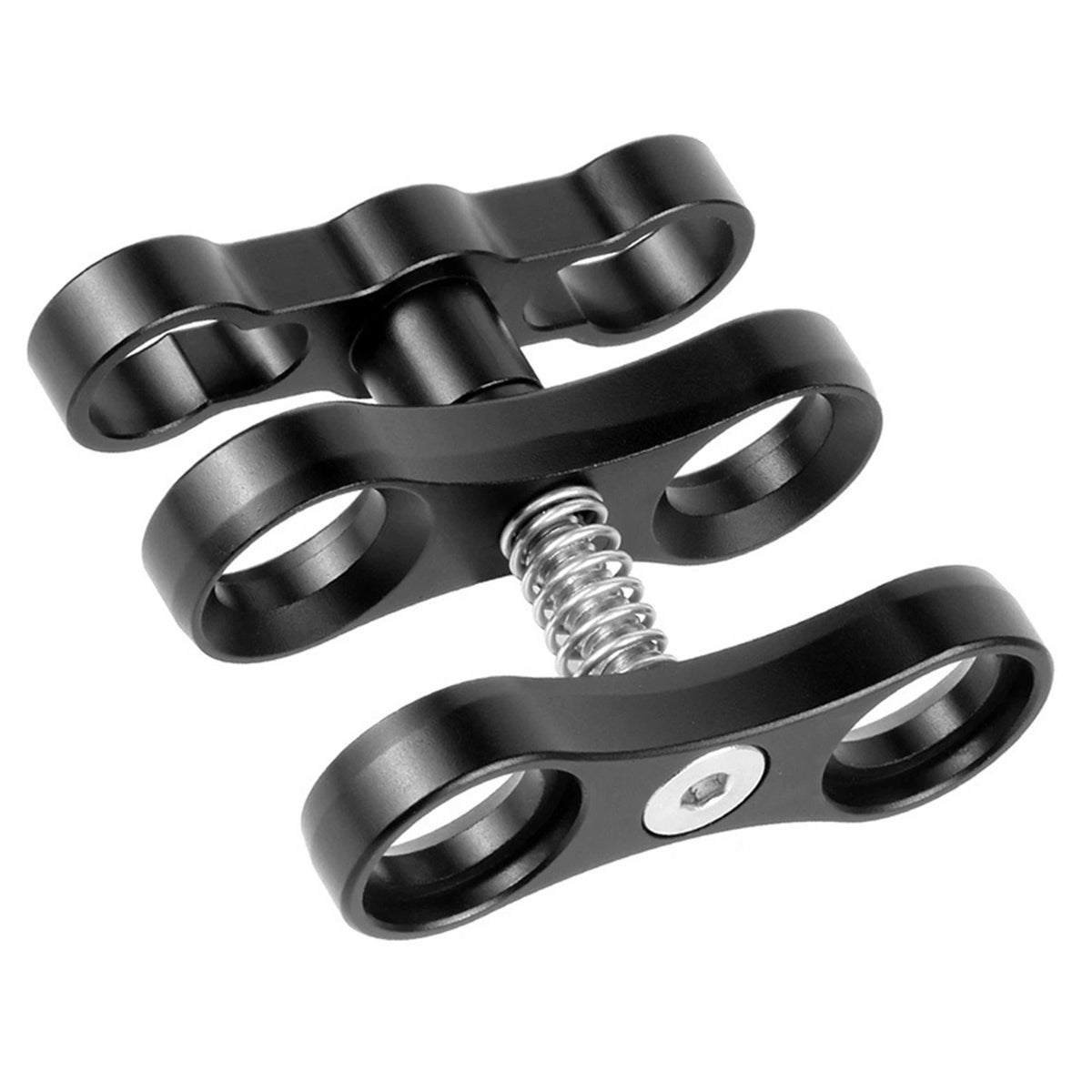 1-Inch Ball Butterfly Clip Lights Arm Bracket Holder Adapter for