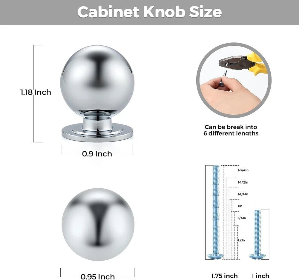 Zinc Alloy Champagne Bronze Cabinet Knobs for Kitchen Bathroom Dressers