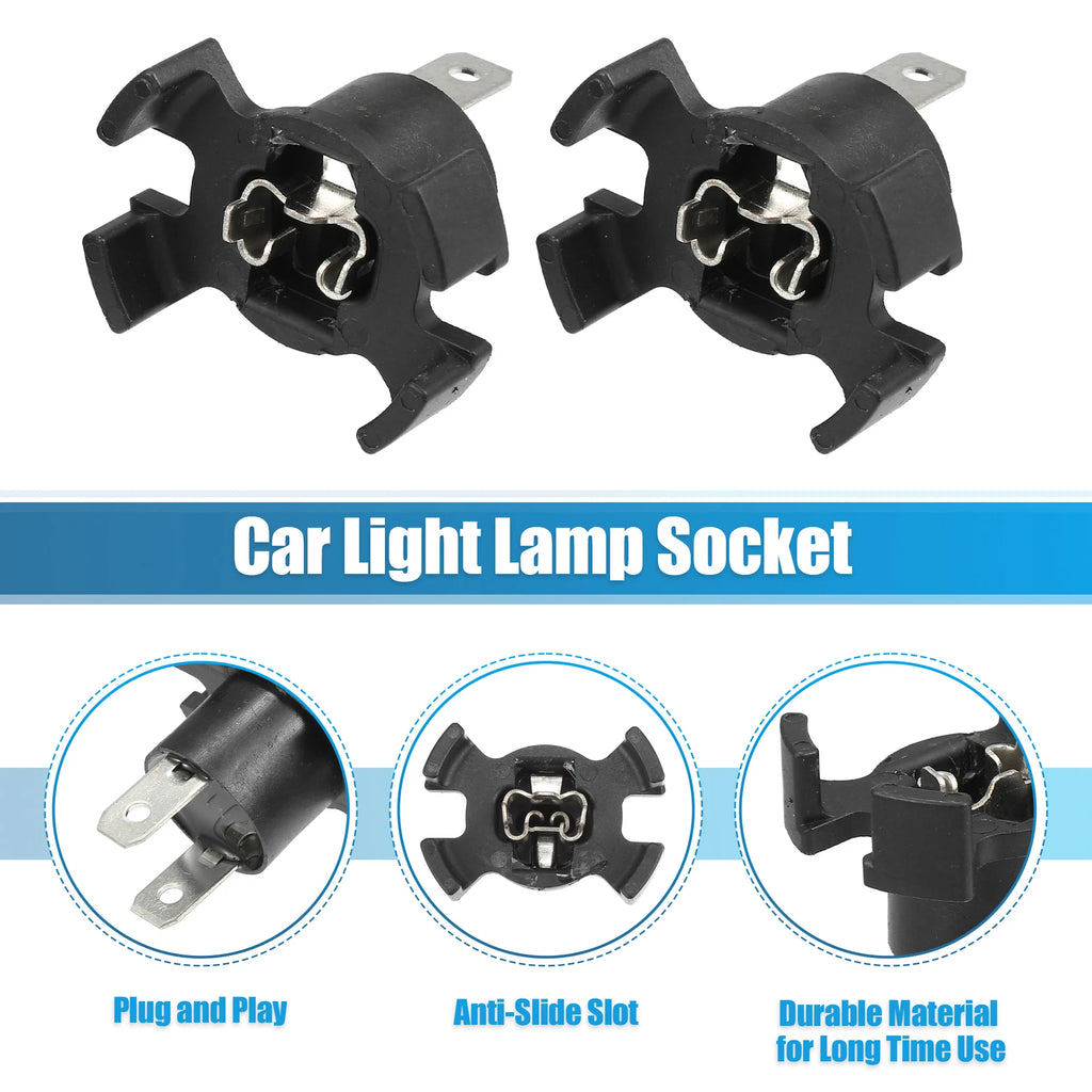 2X Headlight Bulb Socket Retainer Holder Adapter for Honda Odyssey