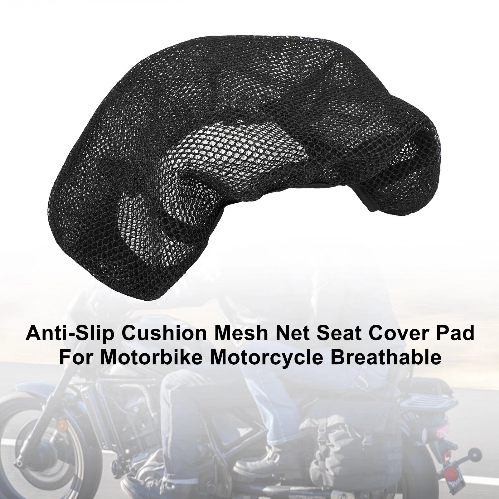 XXL Heat-Resistant Net Seat Mesh Cover for Motorcycle Scooter T9