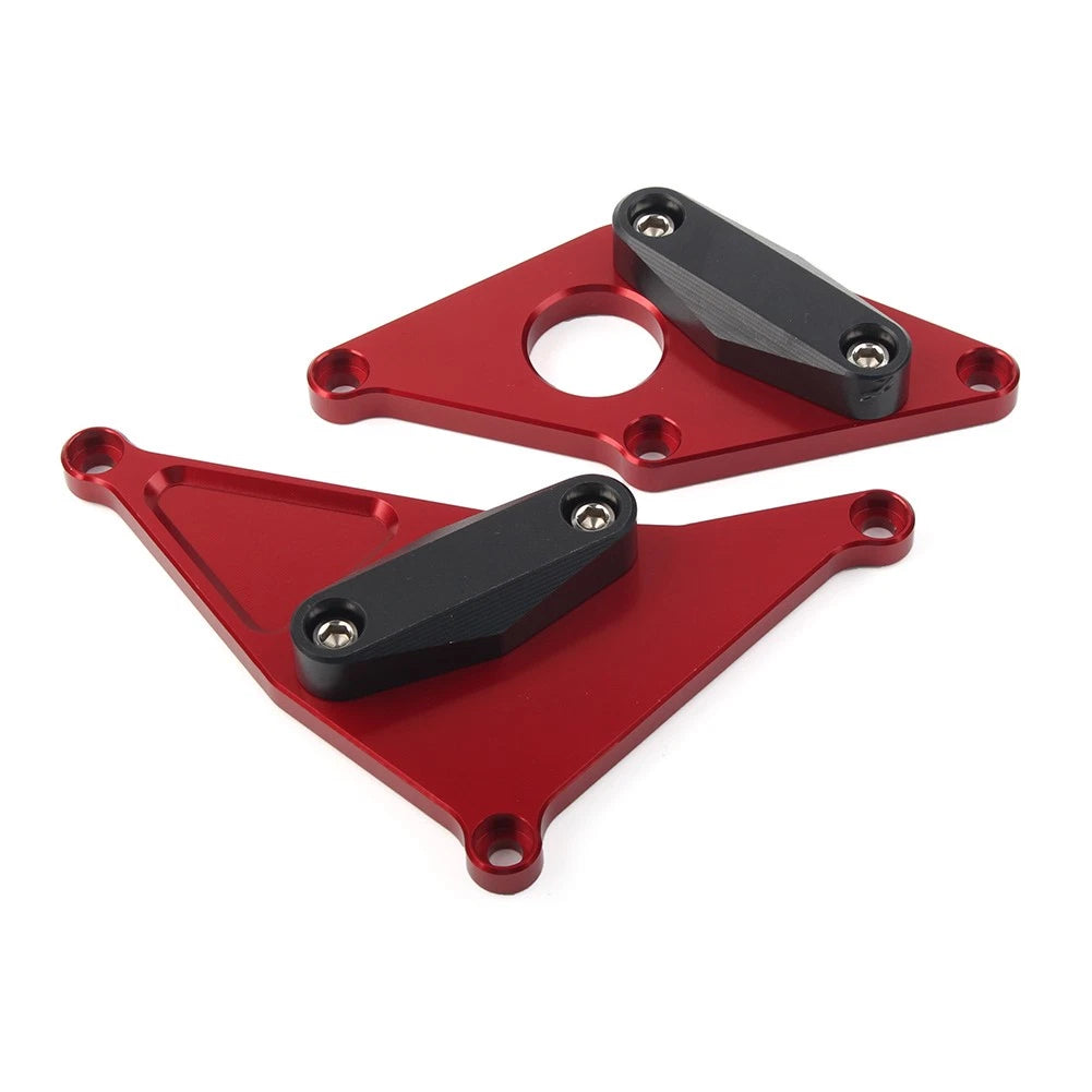 Engine Case Slider Protector Cover for Suzuki SV650 (2016–2018) Aluminum Red