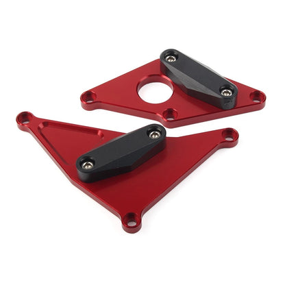Engine Case Slider Protector Cover for Suzuki SV650 (2016–2018) Aluminum Red