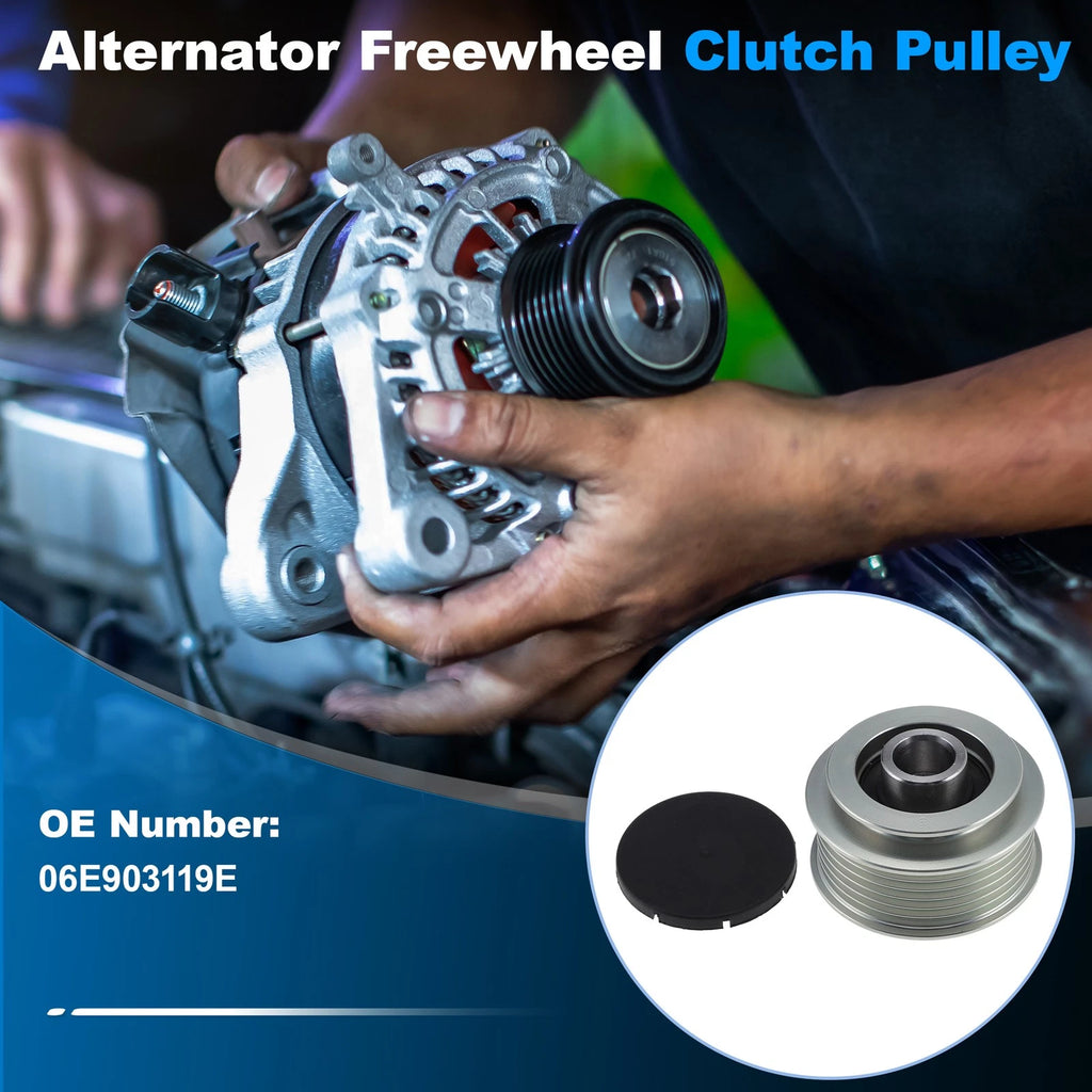 Alternator Freewheel Clutch Pulley OEM Replacement for Audi A4 (2004–2011)