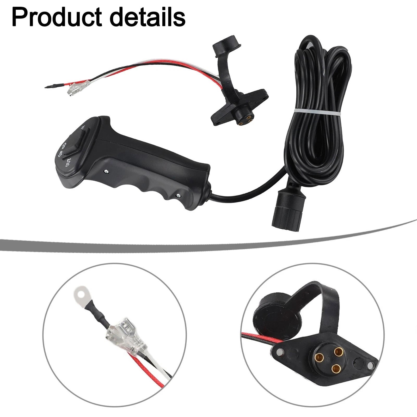 Winch Control Handle for Off Road Applications (ABS Construction)