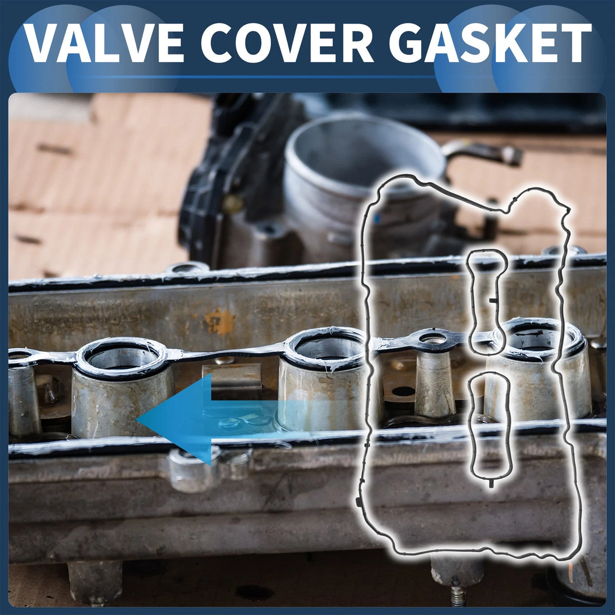 Valve Cover Gasket Set for BMW X5 (2014–2018) 11127614700