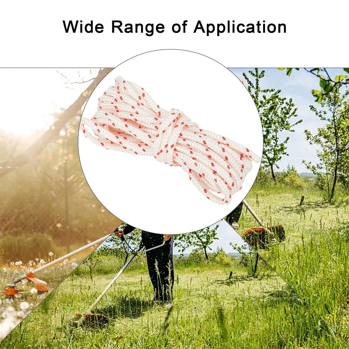 Garden Yard Starter Rope 330 Kg Loadable 5.0m 4.5mm