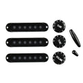 Knobs & Tips Set of 6 for Strat Guitars Pickup Covers 48/50/52mm