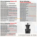 Ignition Key Switch for Polaris RZR XP 800 900 1000 Ranger Sportsman (3 Position)
