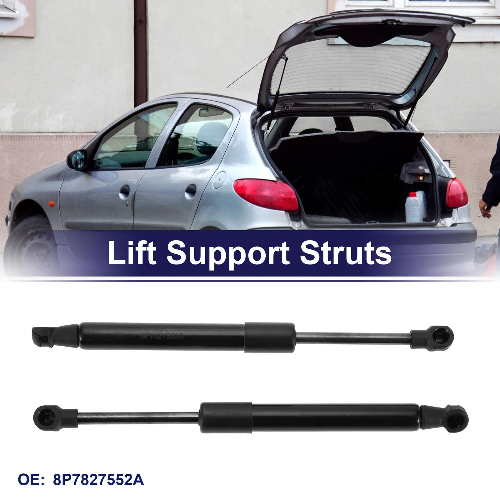 Tailgate Lift Support Struts Gas Spring for Audi A3 Convertible (2008–2013)
