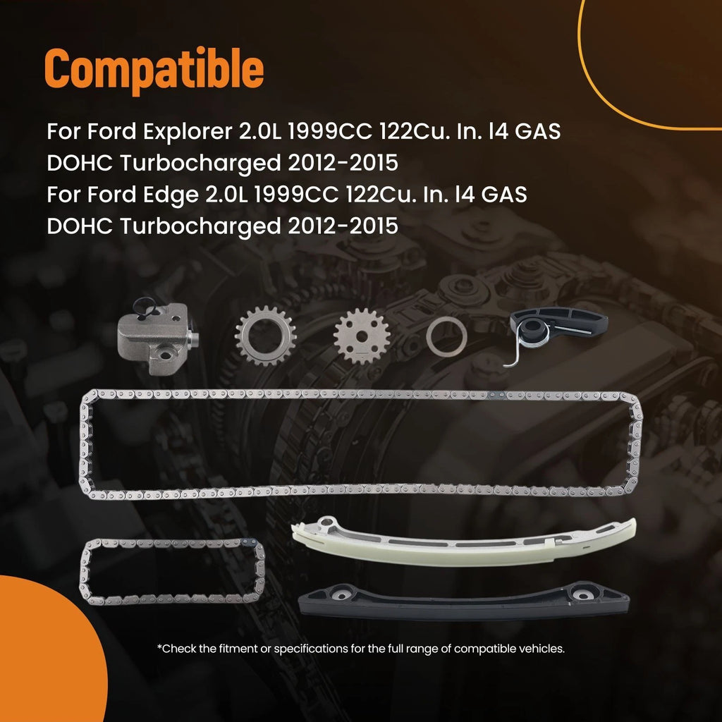 Engine Timing Chain Kit for Ford Explorer 2.0L (2012–2015) 52/138 Links