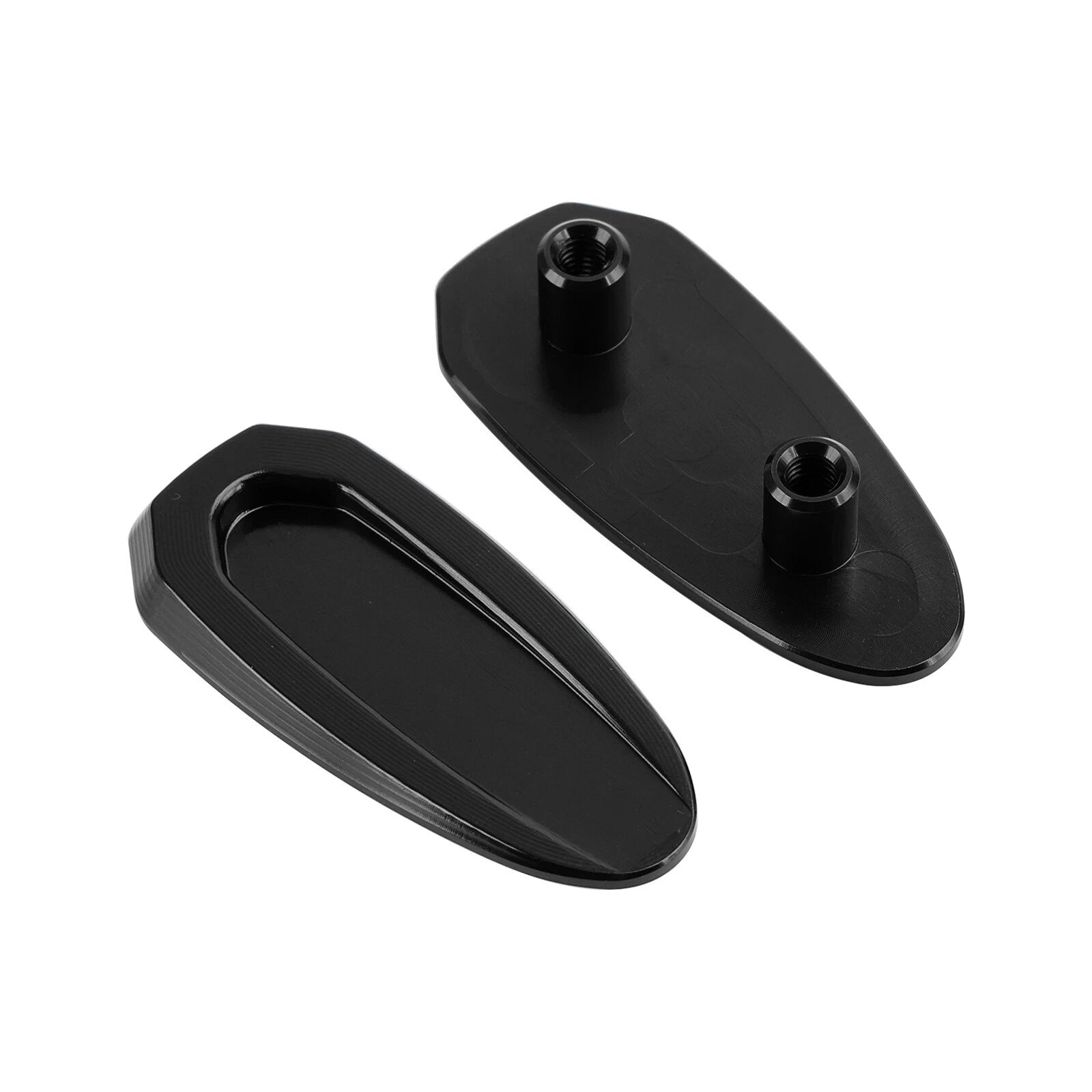 CNC Mirror Blanking Plate Covers Pair for BMW S1000RR (2020–2024)