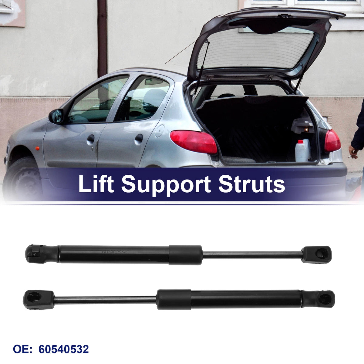 Tailgate Lift Support Struts Gas Spring No. 60540532 for Alfa Romeo 155 (1992–1998)