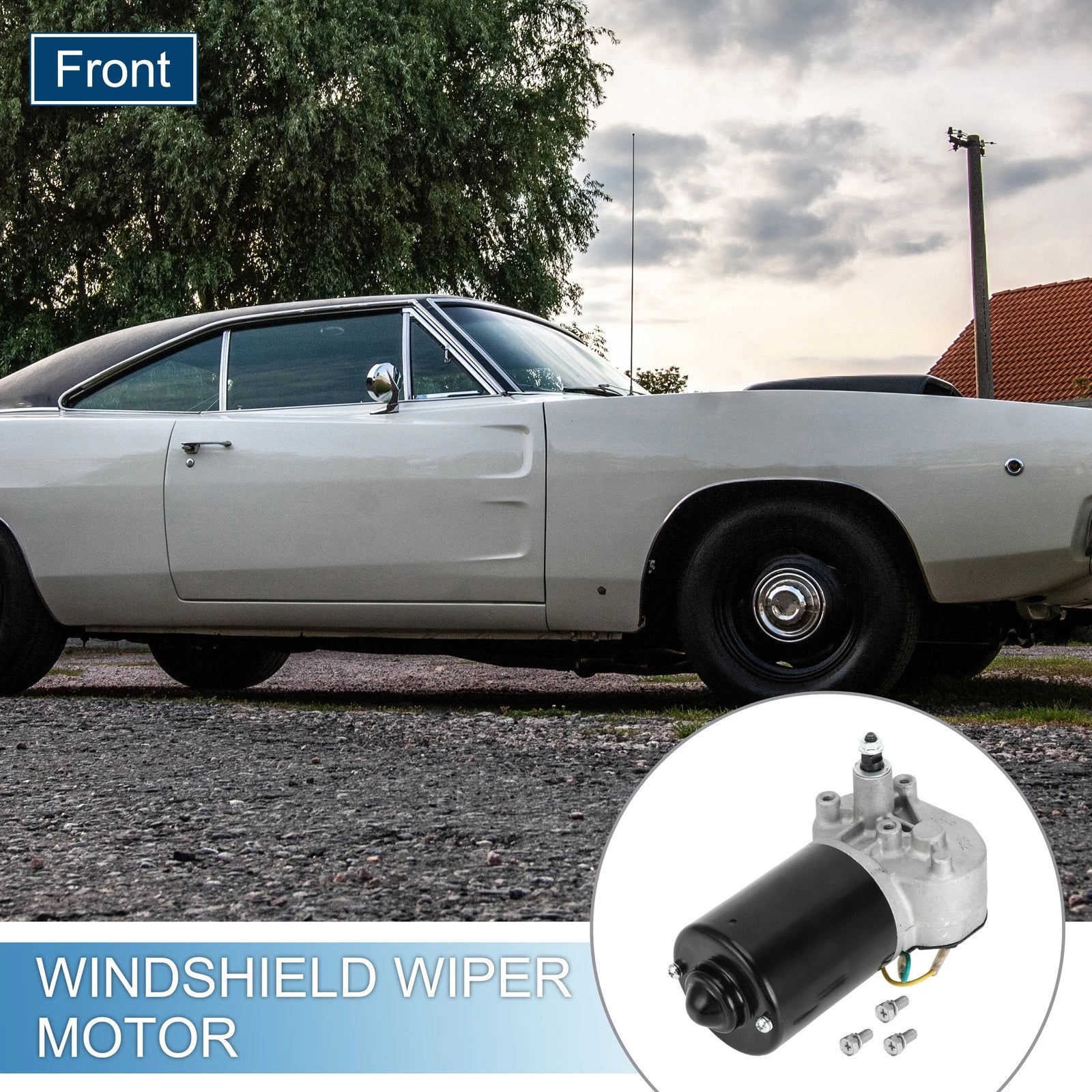 Front Windshield Wiper Motor Replacement for Chrysler Town & Country (1985–1987)