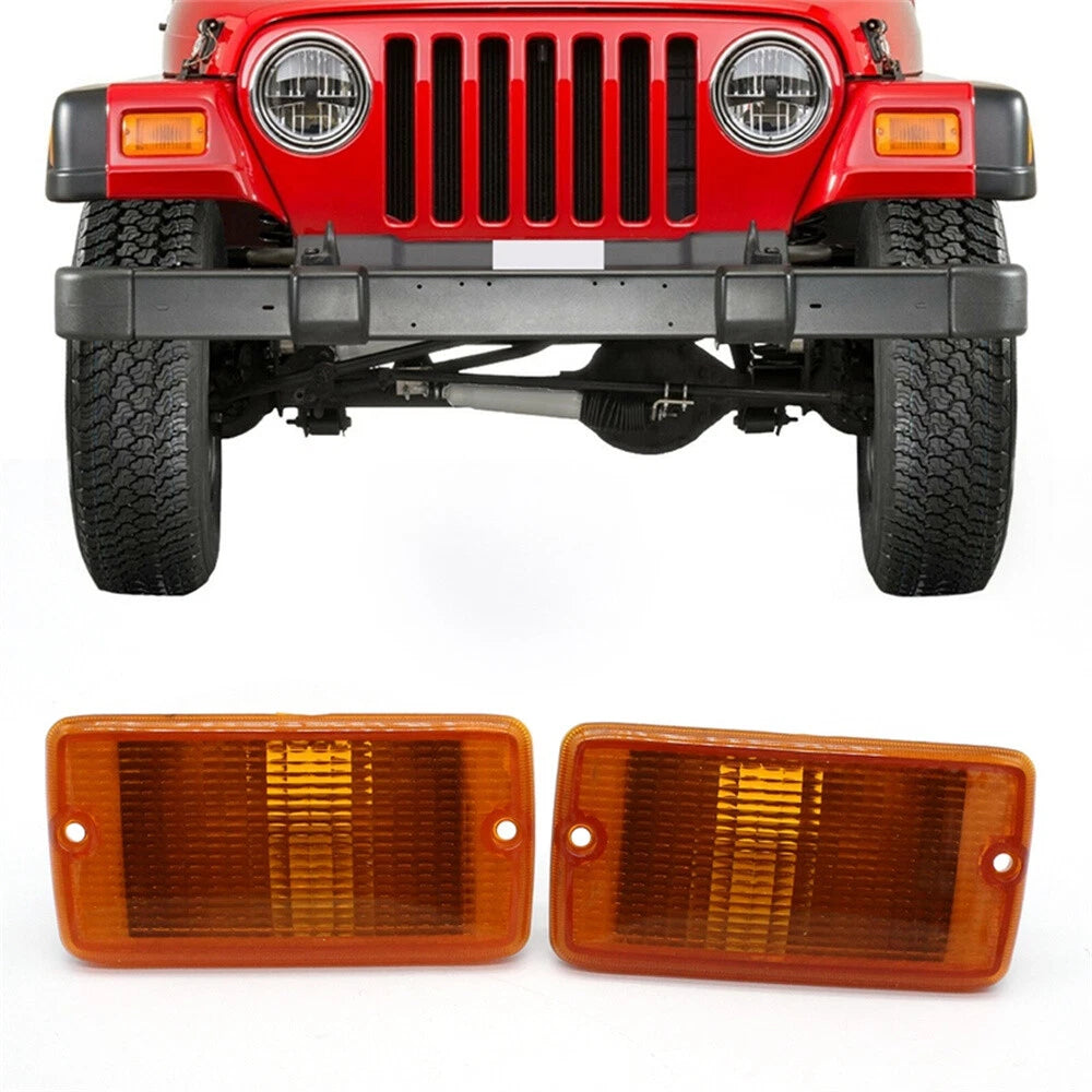 2Pcs Indicator Light Shell Housing for Jeep Wrangler TJ (2001–2006)