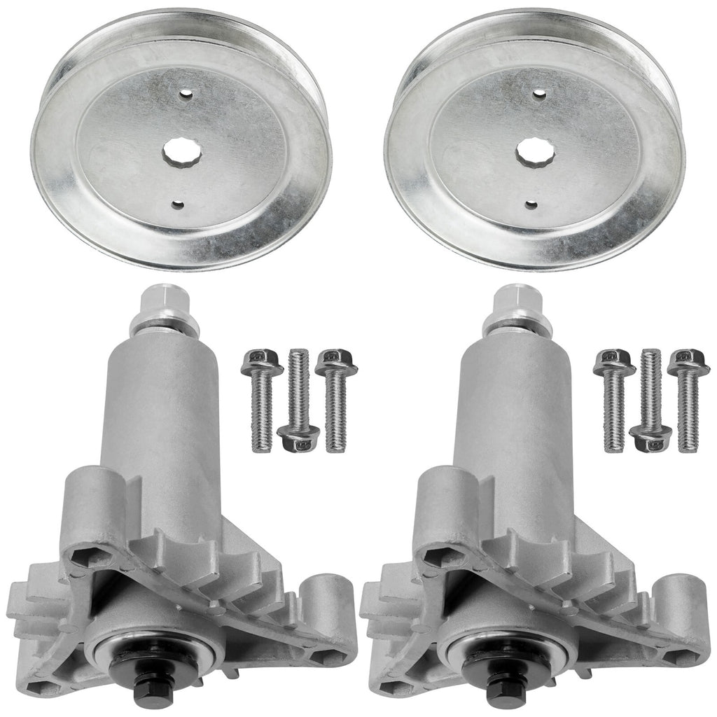Deck Spindle and Pulley Replacement for Husqvarna CT130 LR110 (2000–2006)