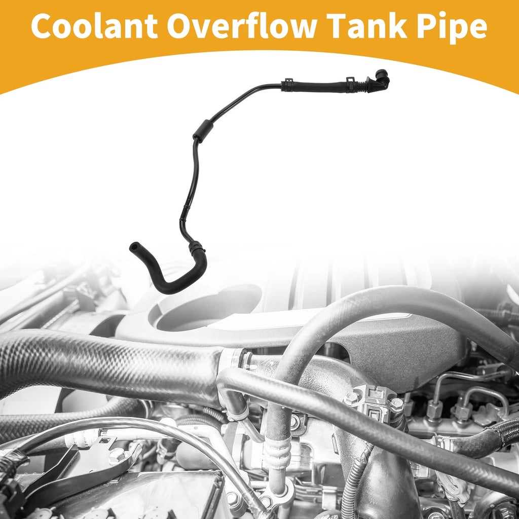 Coolant Overflow Tank Pipe Replacement for Audi A4 A5 2.0L (2017–2019)