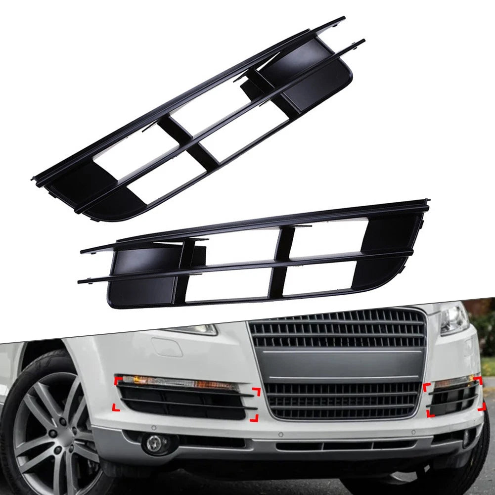 1 Pair Front Bumper Lower Outer Grille for Audi Q7 (2006–2009)