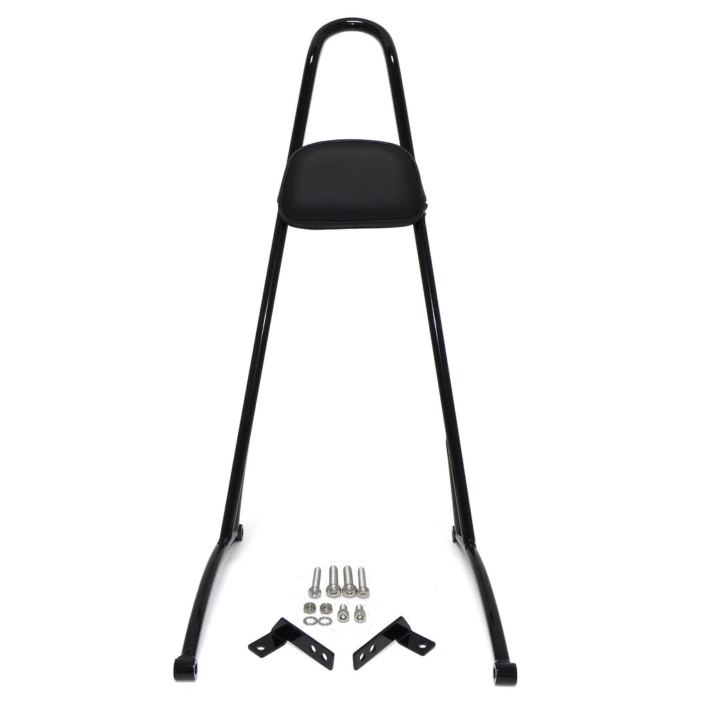 20" Black Passenger Backrest Sissy Bar for Harley Dyna FXD (2006–2017)